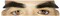 The Costume Center Medium Brown and Gray Eyebrow Human Hair Unisex Adult Halloween Makeup Costume Accessory
